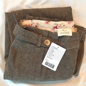 Brown tweed trousers