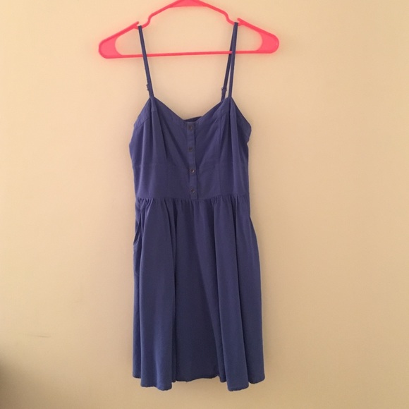 Express Royal Blue Babydoll Mini dress size S