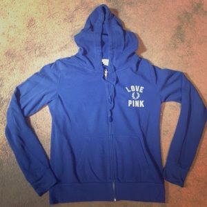 Blue PINK zip up jacket!! 💙