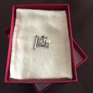 James Avery sterling silver Texas flag charm