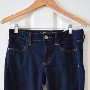 AE Dark Blue Skinny Capri