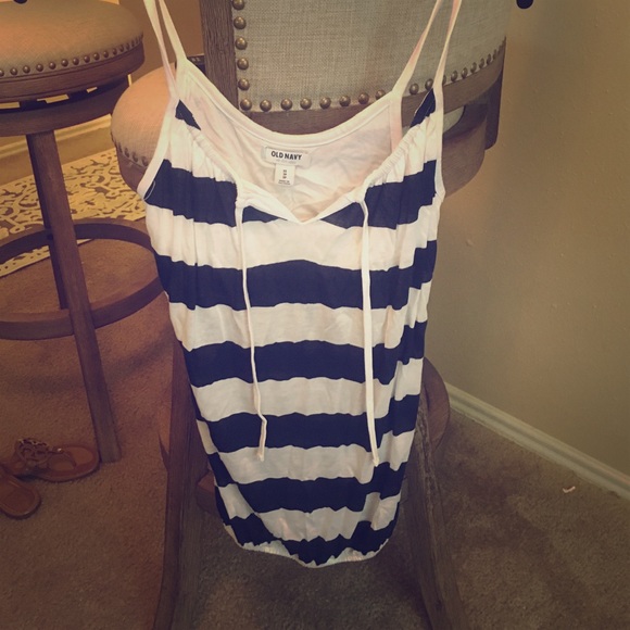 Nautical Striped Tank Top