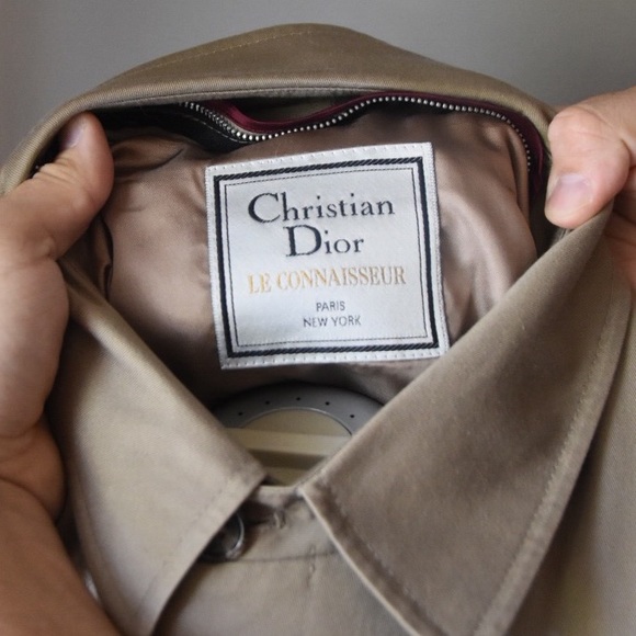 Vintage Christian Dior trench coat jacket