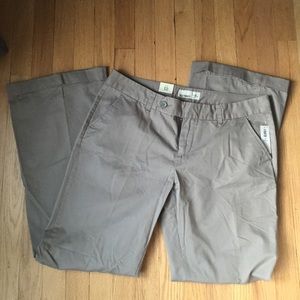 Stone khaki Cuffed Trouser Pant