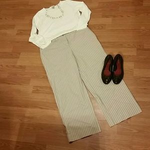 Straight leg dress pants