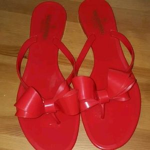 Valentino jelly bow flip flops (fits like 9-9.5)