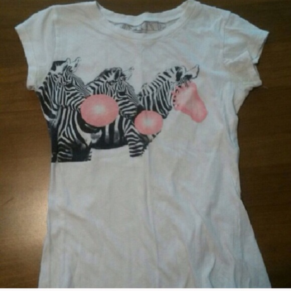 π Whimsical Zebra Tee π - Picture 1 of 2
