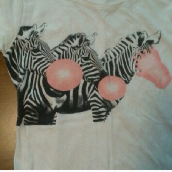 π Whimsical Zebra Tee π - Picture 2 of 2