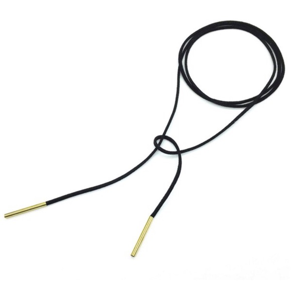 Black Vegan Suede Choker - Picture 3 of 4