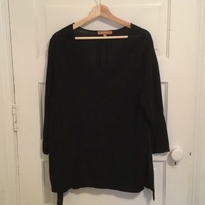 Navy Ellen Tracy Tunic XL