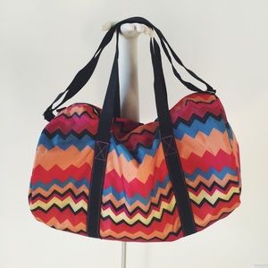 Colorful weekender bag