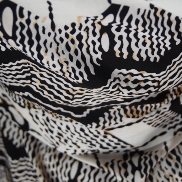 BCBG dress with exotic classic animal prints