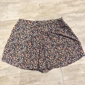 Flower Print Shorts