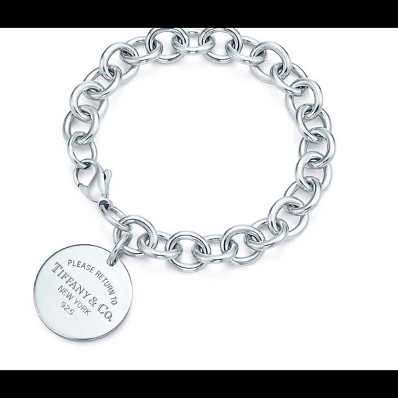 Return to Tiffany Round Tag Charm Bracelet