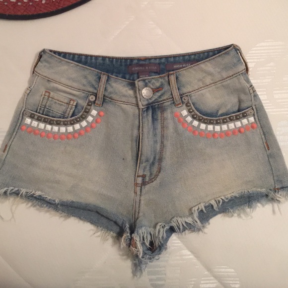 Kendall & Kylie high rise shorts