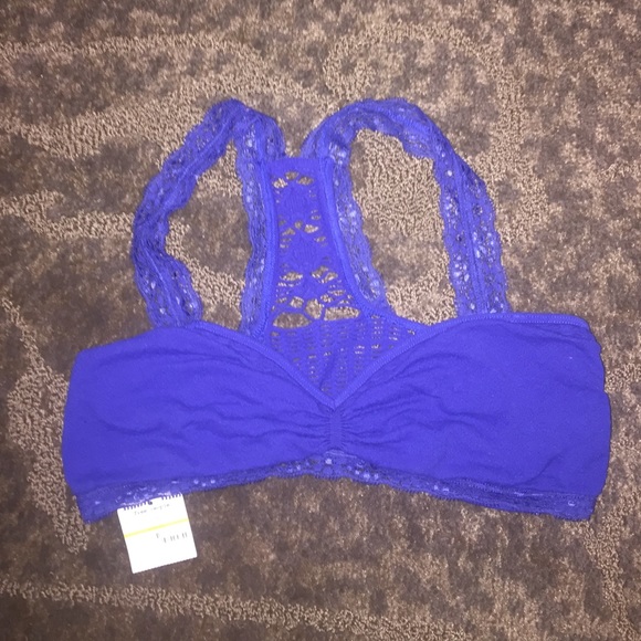 Free people blue bralette
