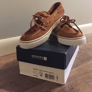 Sperry Top-Sider Bahama 2 Eye Cognac Suede shoes