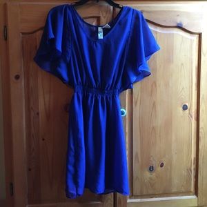 Short royal blue dress