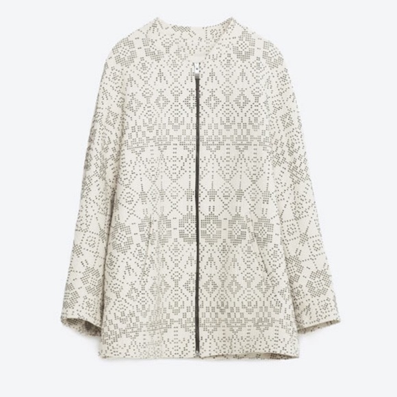 ❤️SOLD❤️Zara Bomber Style Coat - Picture 4 of 4