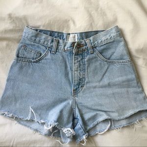 High-Waisted Jean Shorts