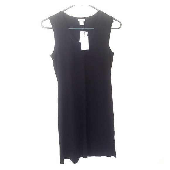NWT Black Sleeveless Jcrew t-shirt dress