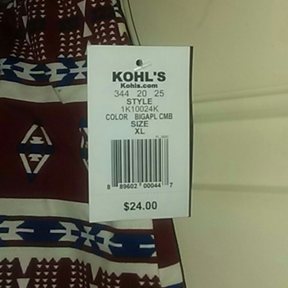Aztec print drawstring shorts - Picture 3 of 3
