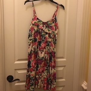 Fire Floral Dress - M
