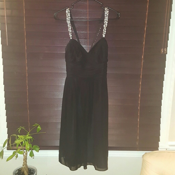 Black Alfred Angelo bridesmaid/prom dress