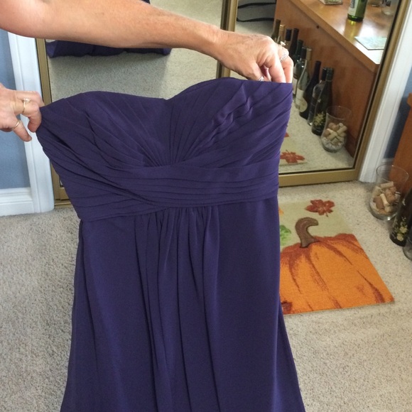 David's Bridal dress. Floor length. Strapless. - Picture 1 of 4