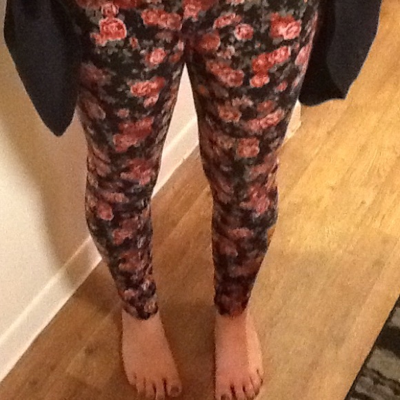 Floral leggings