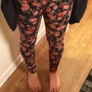 Floral leggings