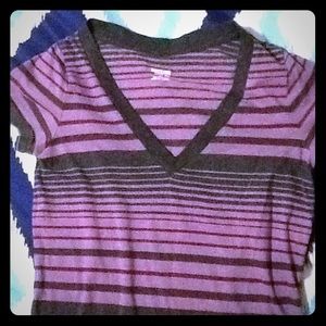 Striped v neck from target