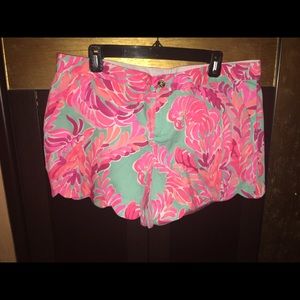 NWT Lily buttercup shorts. Poolside Blue Love.