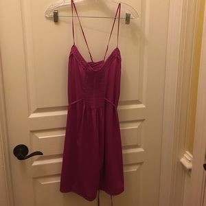 Ecote Purple Slip Dress w/ Cross Back - L