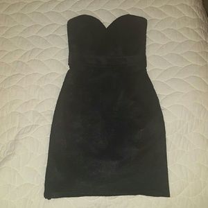 Black lace bridesmaid/prom dress