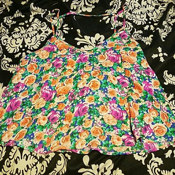 Floral crop top