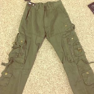 Green Cargo Pants
