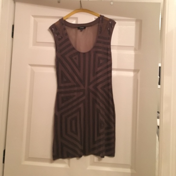 Express sequin dress