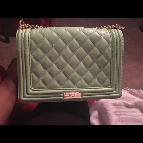 BCBG Mint Green chain shoulder bag
