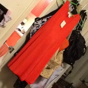 Burnt orange dress. New never worn w/tags