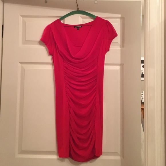 Express red dress
