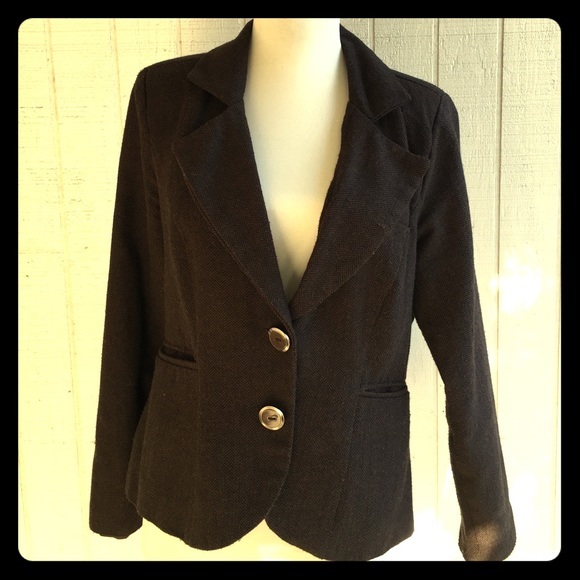 Used brown blazer with elbow patches