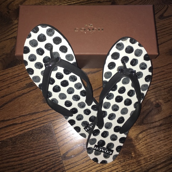 Coach Flip Flops