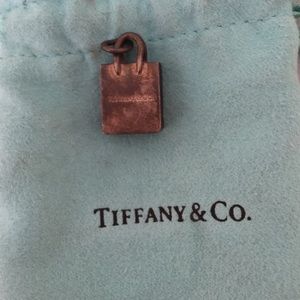 Vintage Tiffany & Co shopping bag charm