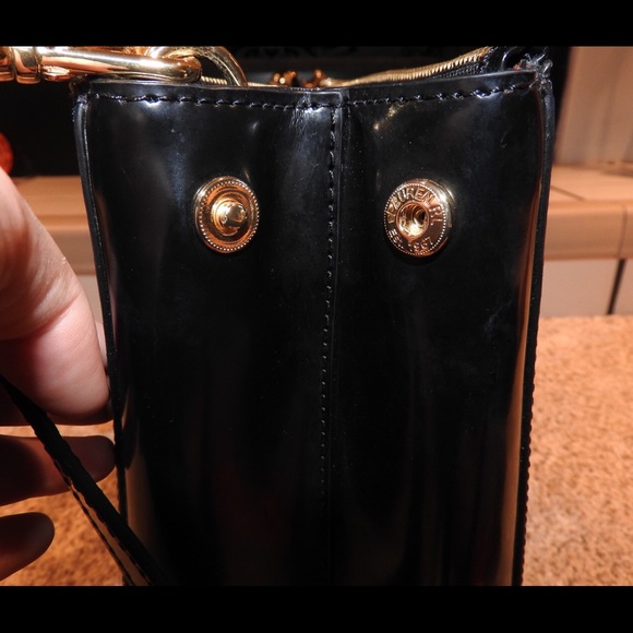 Black Leather Ralph Lauren satchel - Picture 3 of 4