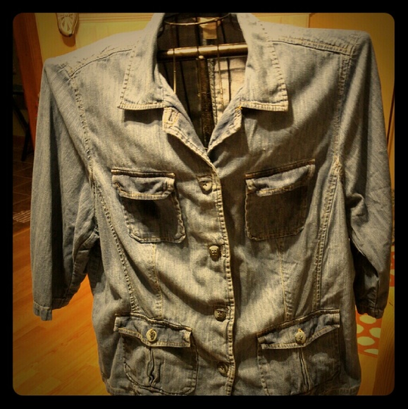CJ Banks 2x Denim jacket 100% cotton
