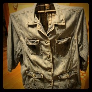 CJ Banks 2x Denim jacket 100% cotton