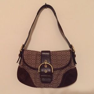 Small coach hobo with matching wristlet!