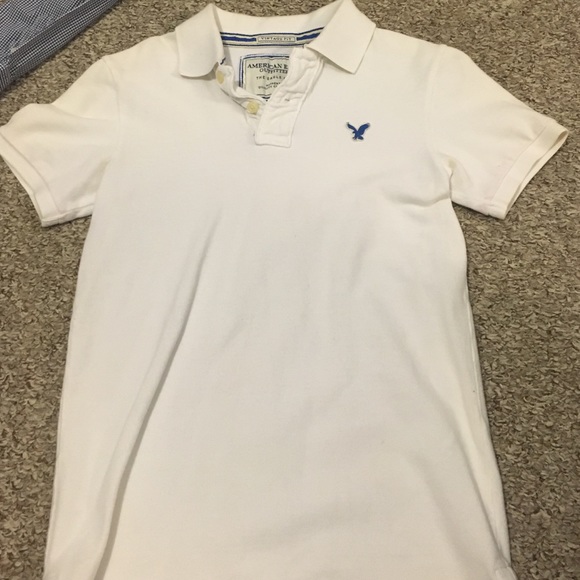 White American Eagle Polo