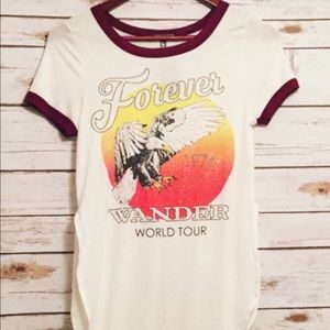 Concert style t-shirt